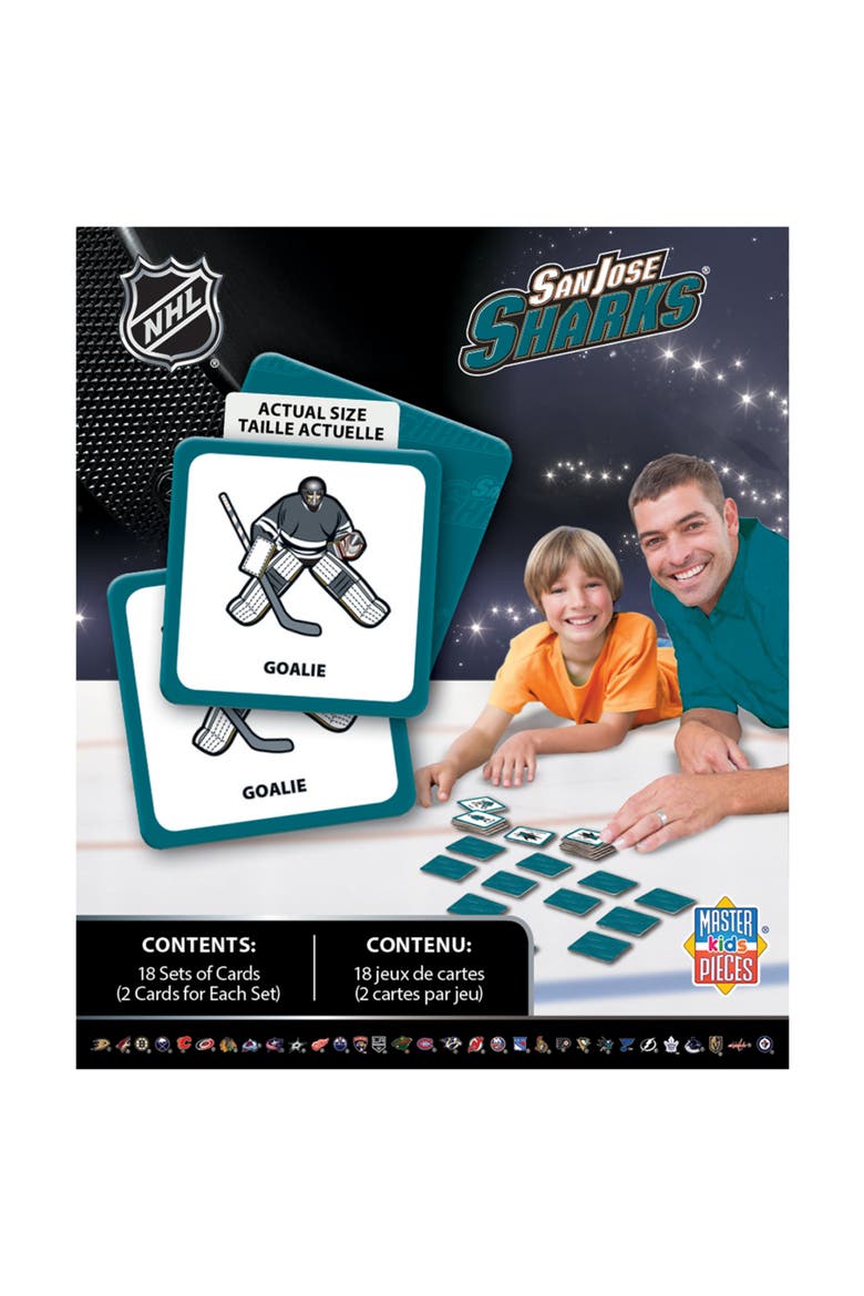 San Jose Sharks Matching Game, Alternate, color, Multicolor