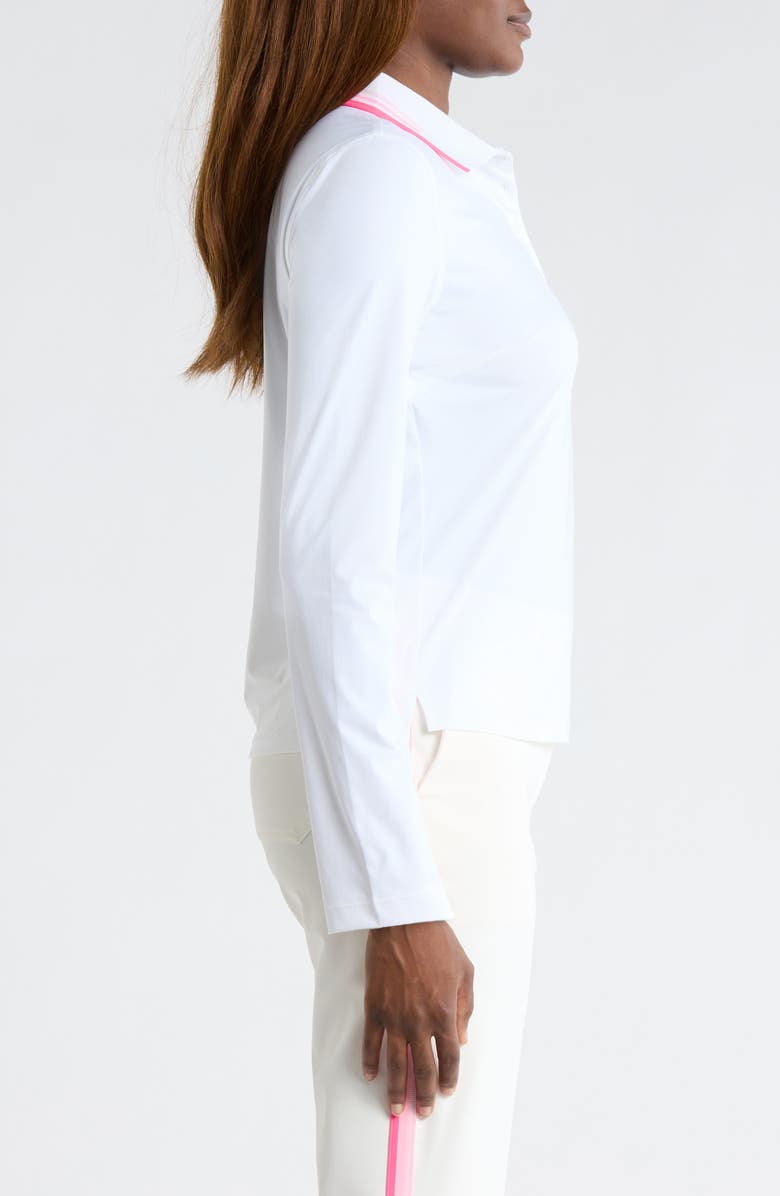 G/FORE Silky Tech Long Sleeve Polo, Alternate, color, 