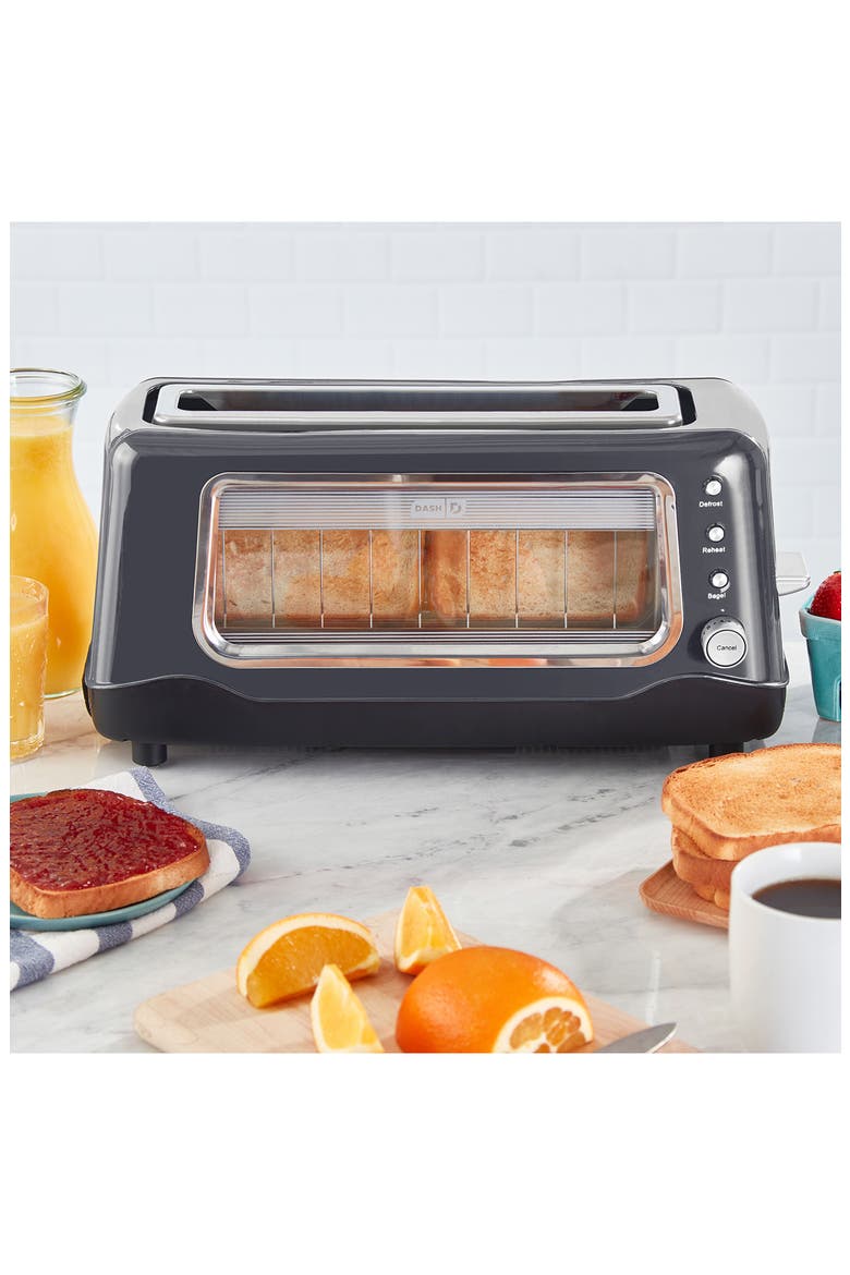 Clear View Toaster, Alternate, color, COOL GREY