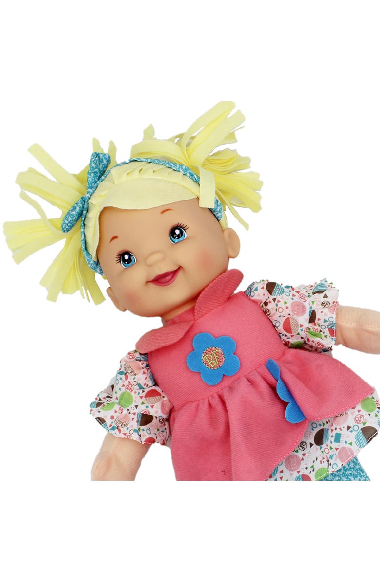 Goldberger's Baby's First Baby's First 15" Little Talker Doll Blonde with Coral Dress, Alternate, color, Multicolored