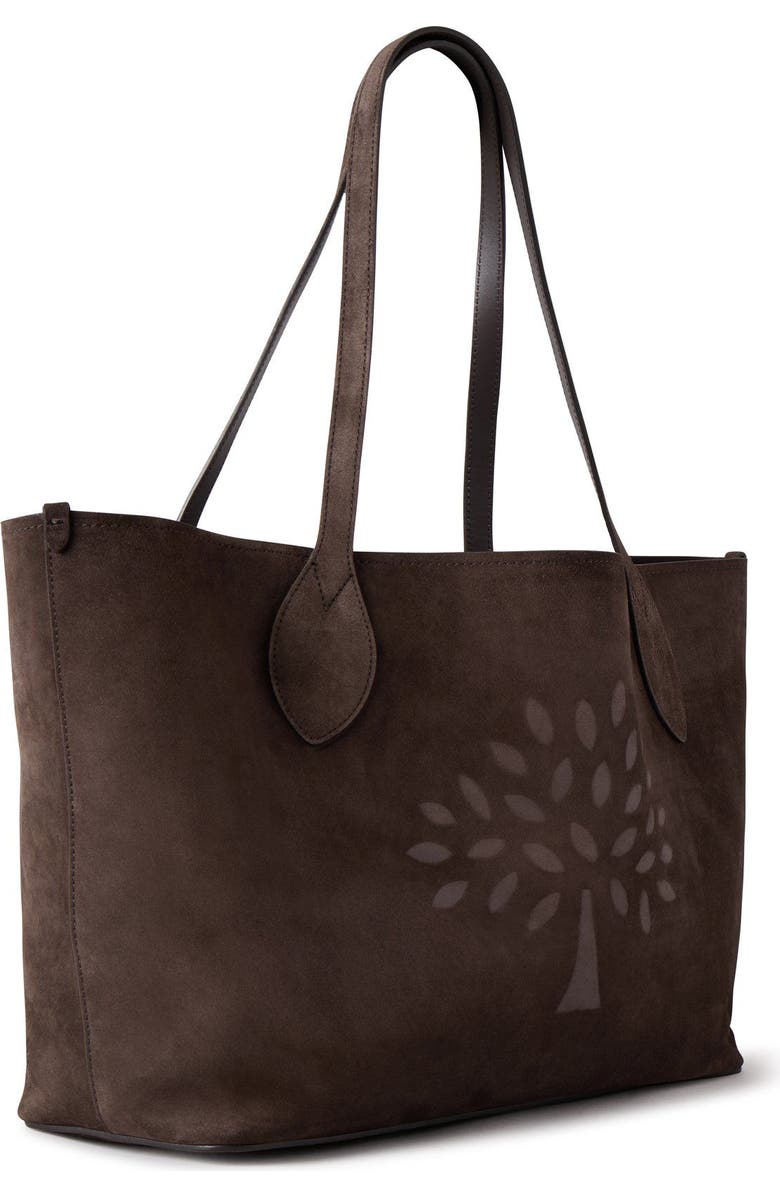 Mulberry Suede Tree Tote, Alternate, color,