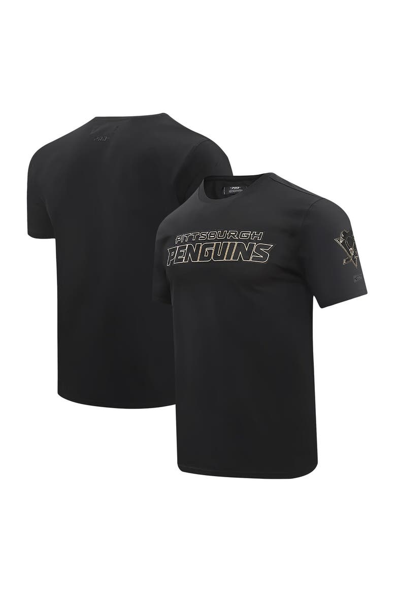 Men's Pro Standard Black Pittsburgh Penguins Wordmark T-Shirt, Main, color, Black