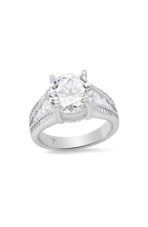 Simulated Diamond Ring