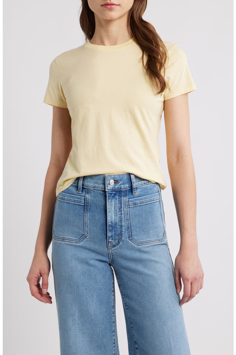 The Baby Tee, Main, color, BUTTER