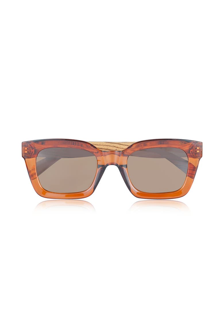 Antalya Polarized Sunglasses, Alternate, color, Zebra/Brown