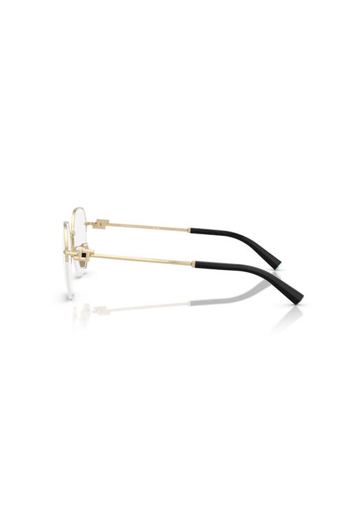 Tiffany & Co . 53mm Round Optical Glasses In Gold