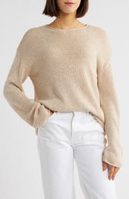 Rails Evangeline Cotton & Linen Blend Sweater