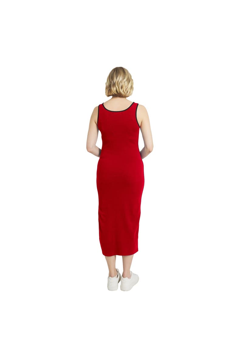 Women's WEAR by Erin Andrews  Red Kansas City Chiefs Ribbed Tank Dress, Alternate, color, Red