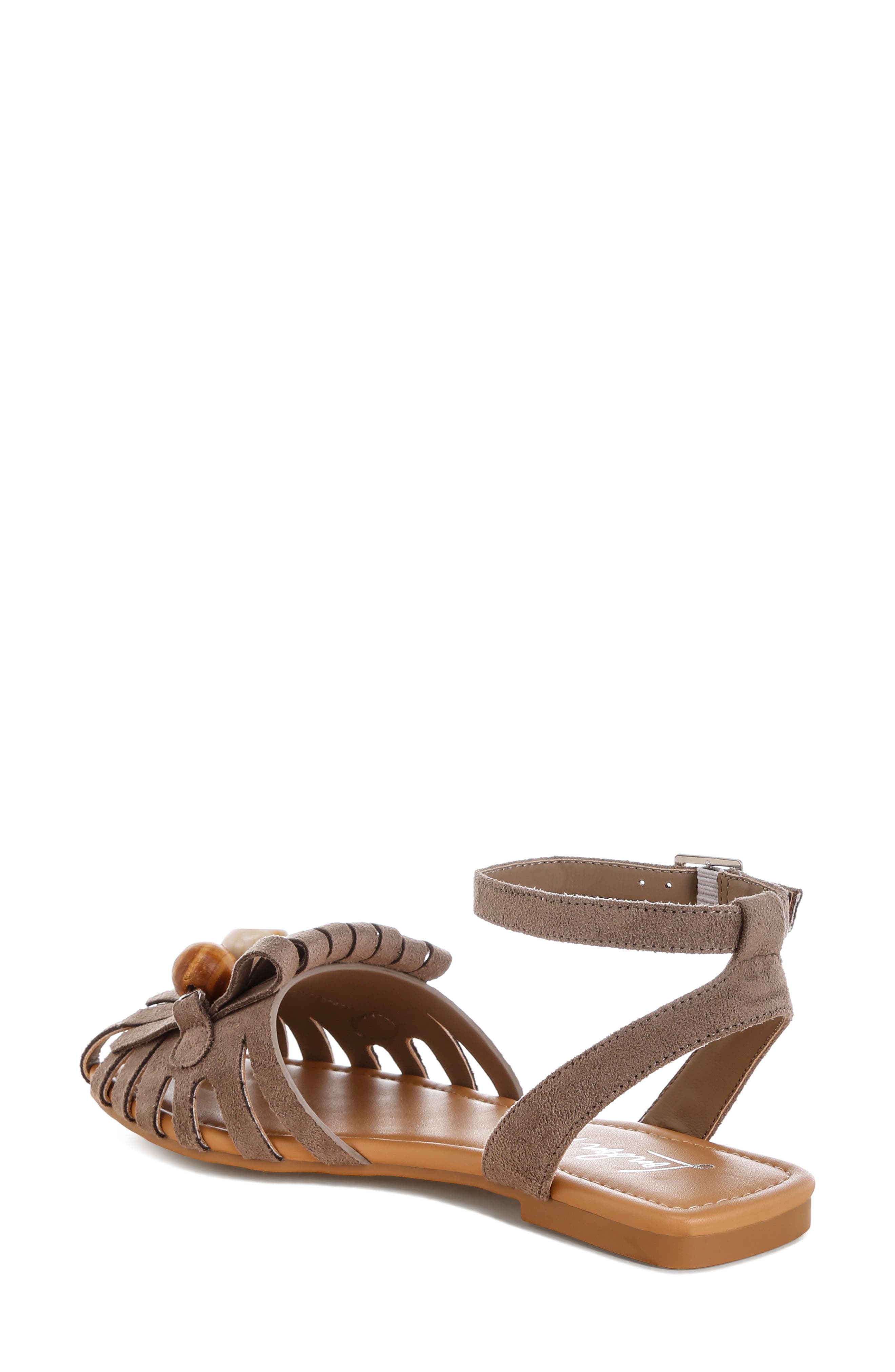 Corvina Ankle Strap Sandal, Alternate, color, TAUPE