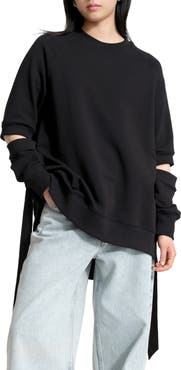 Marcella Mavi Elbow Cutout Sweatshirt