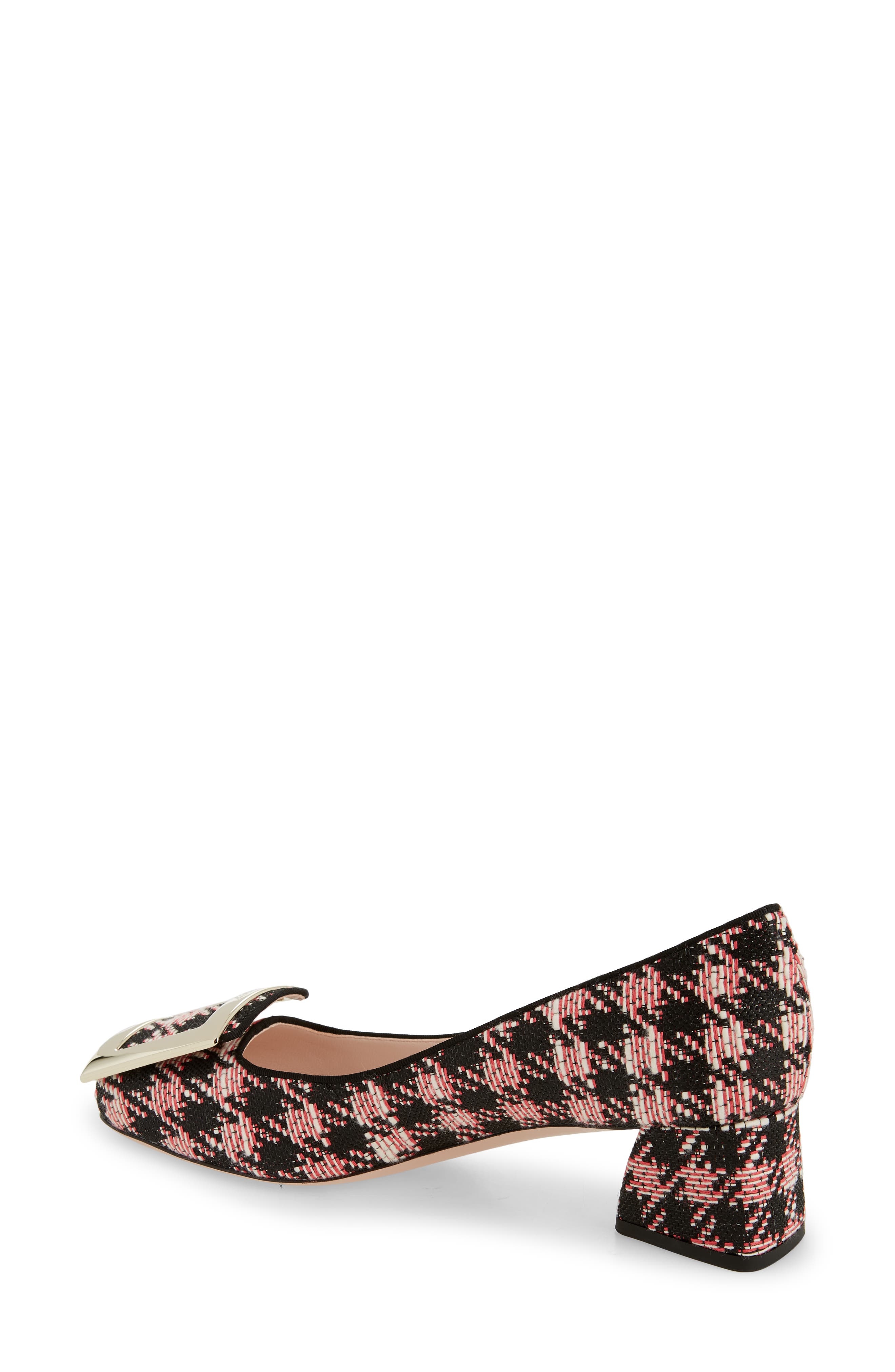 Roger Vivier Très Vivier Houndstooth Buckle Pump, Alternate, color, 