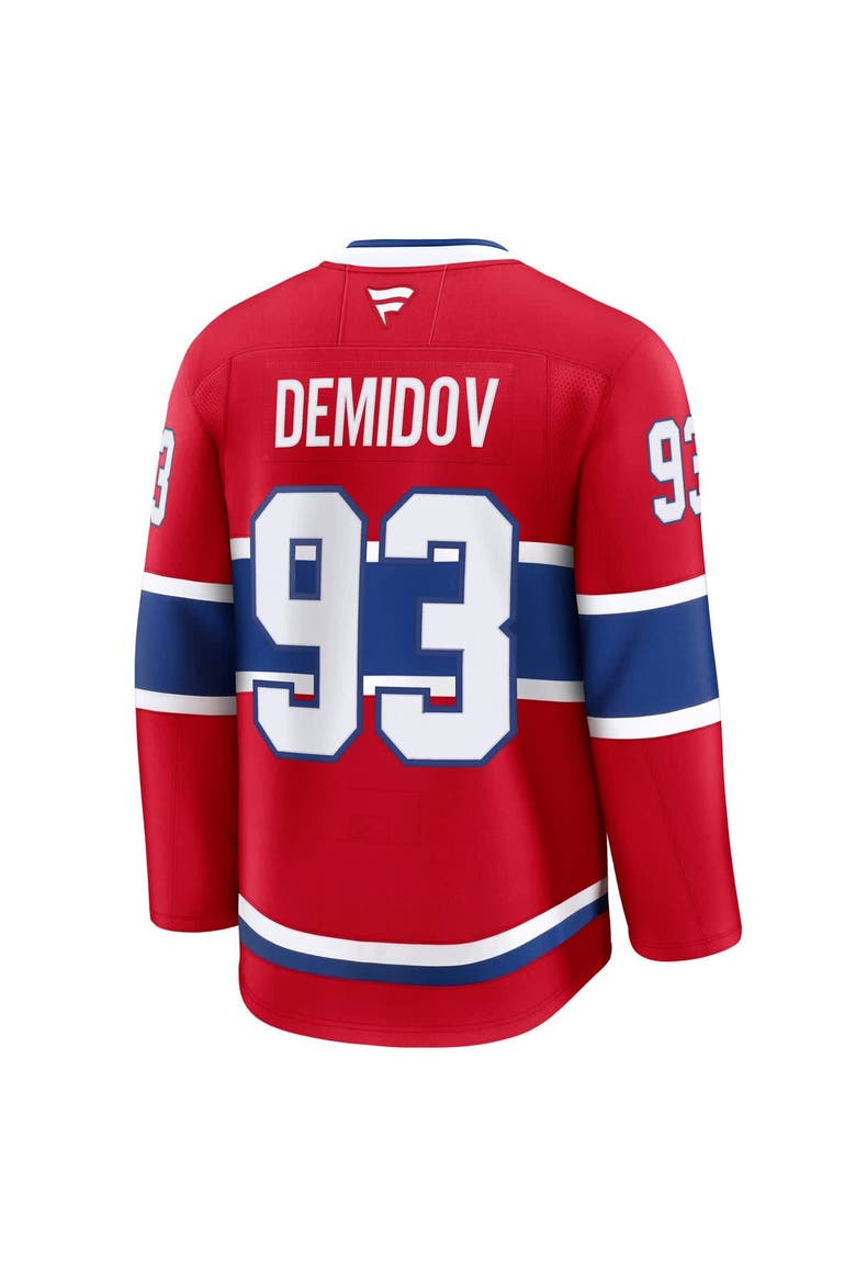 Men's Fanatics Ivan Demidov Red Montreal Canadiens Home Premium Jersey, Alternate, color, Red