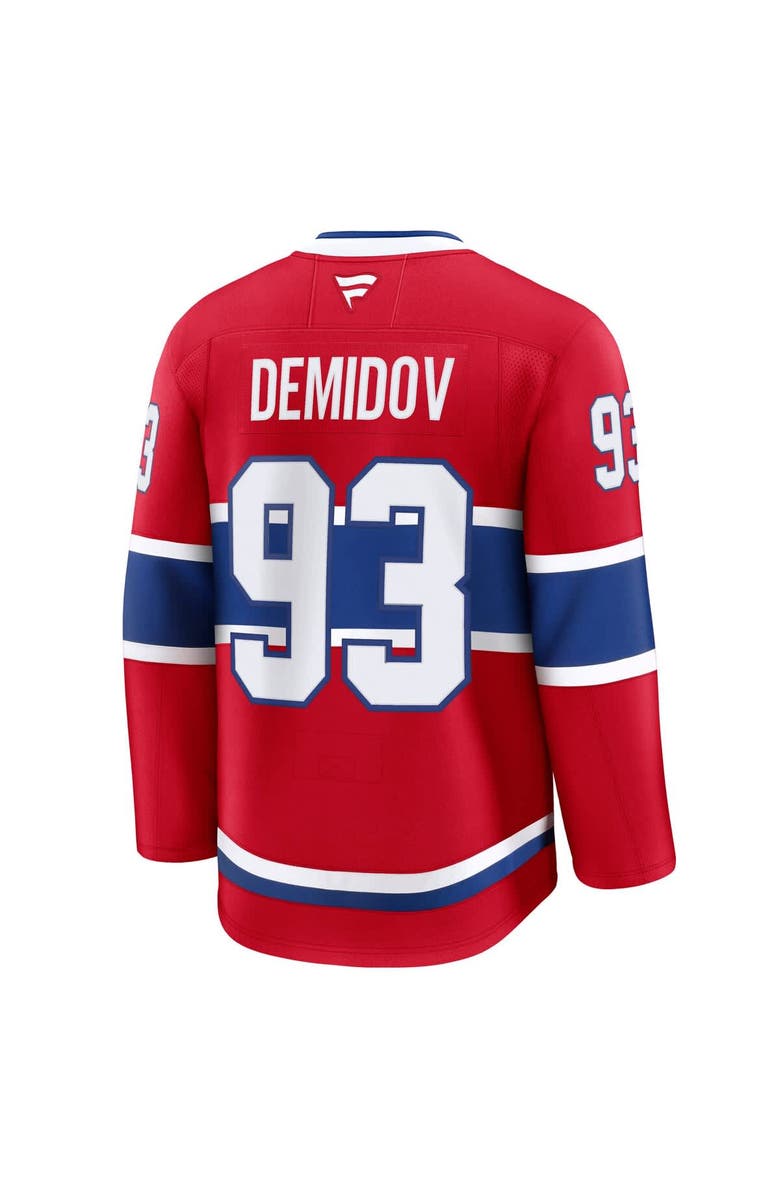 FANATICS Men's Fanatics Ivan Demidov Red Montreal Canadiens Home Premium Jersey, Alternate, color, Red