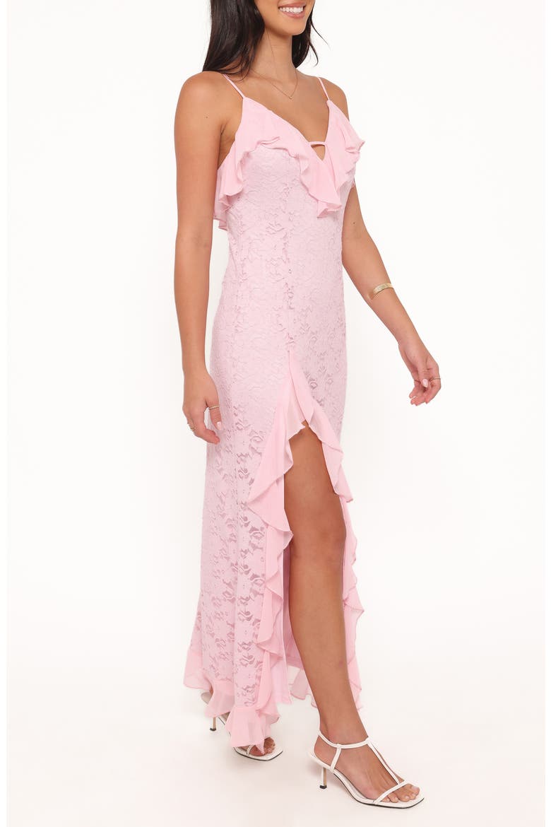 Jamielee Lace Maxi Dress, Alternate, color, PINK
