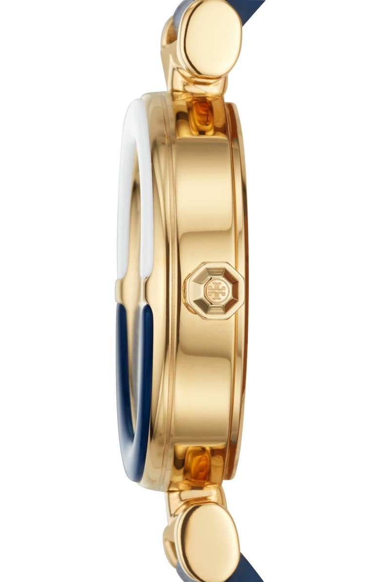 Tory Burch The Sawyer Leather Strap Watch, 28mm, Alternate, color,