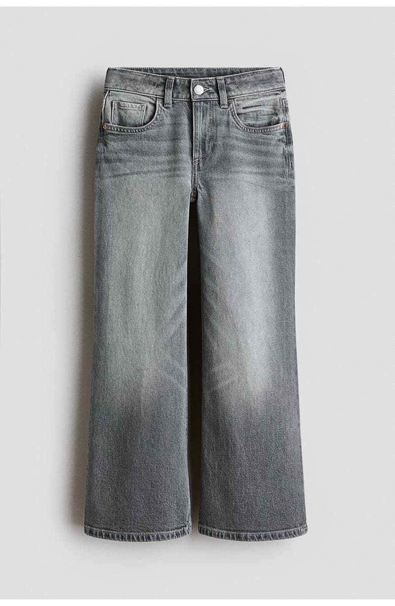 H&M Baggy Fit Bootcut Leg Jeans, Main, color, Denim Gray