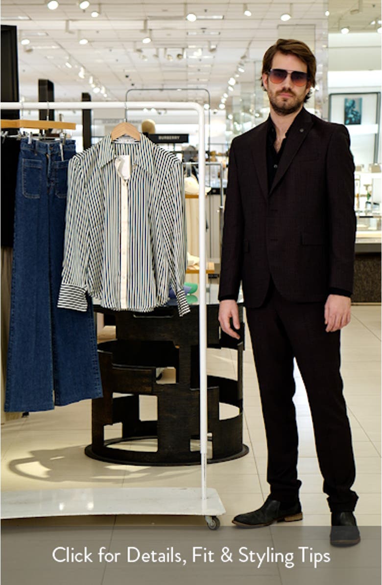 Combined Stripe Button-Up Shirt, sales video thumbnail