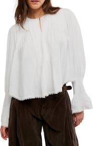 Free People Thousand Pintucks Top