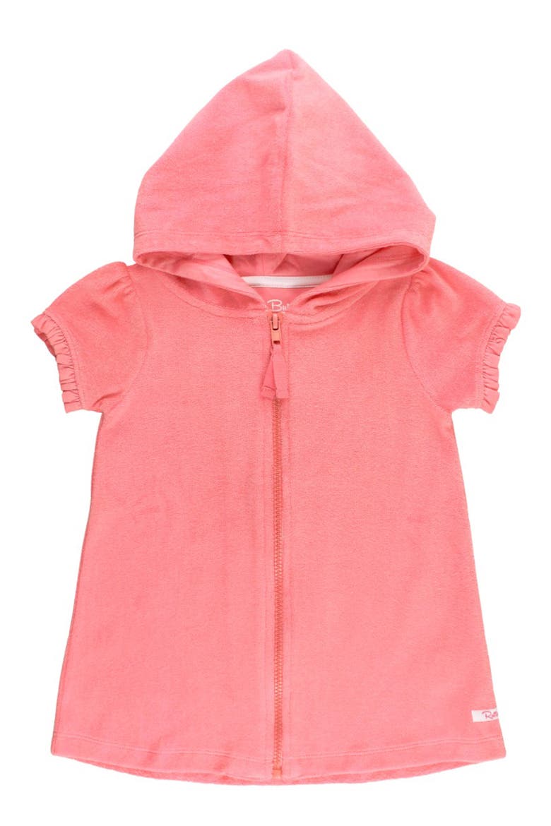 Terry Cloth Swim Cover-Up, Main, color, BUBBLEGUM PINK