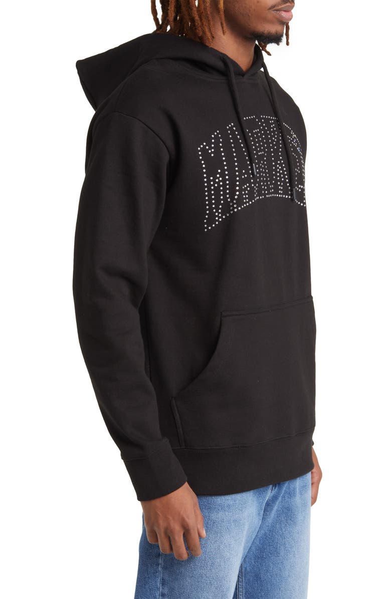 MARKET Arc Swarovski<sup>®</sup> Crystal Embellished Cotton Logo Hoodie, Alternate, color, 
