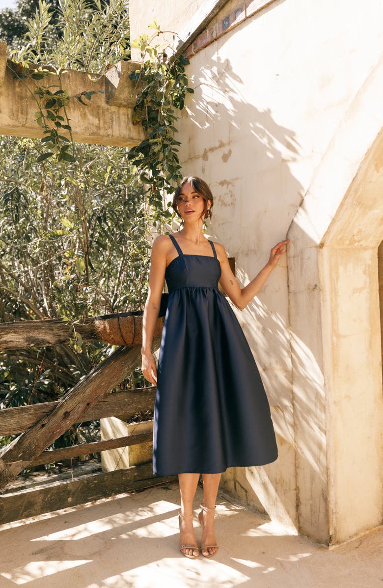 Petal & Pup Isla A-Line Dress, Alternate, color, Navy