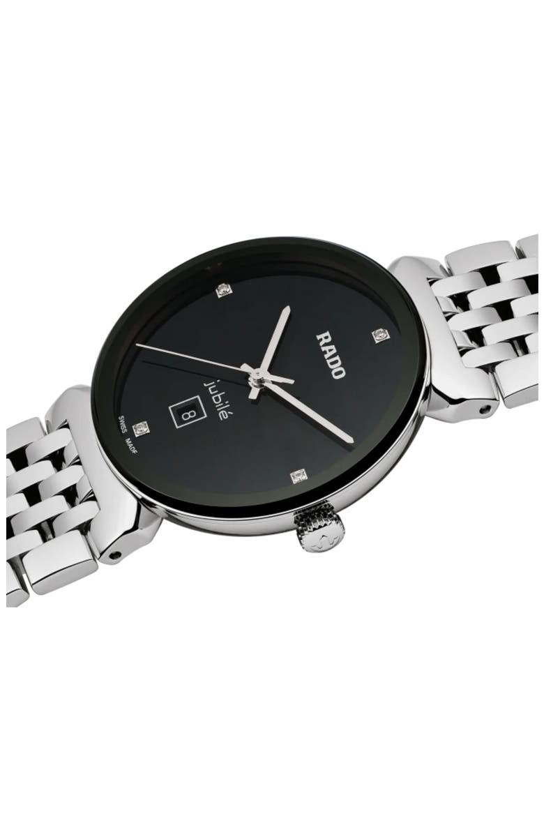 Florence Diamond Bracelet Watch, Alternate, color, SILVER