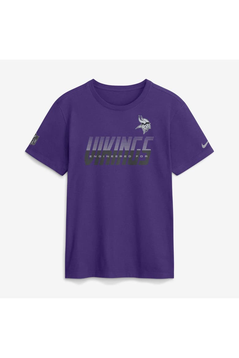 Men's Nike Purple Minnesota Vikings Sideline Dri-FIT T-Shirt, Main, color, Purple
