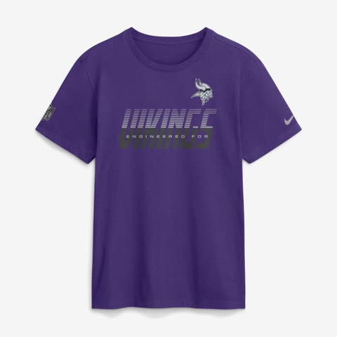 Men's Nike Purple Minnesota Vikings Sideline Dri-FIT T-Shirt