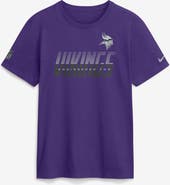 Nike Men's Nike Purple Minnesota Vikings Sideline Dri-FIT T-Shirt