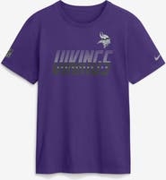 Nike Men's Nike Purple Minnesota Vikings Sideline Dri-FIT T-Shirt
