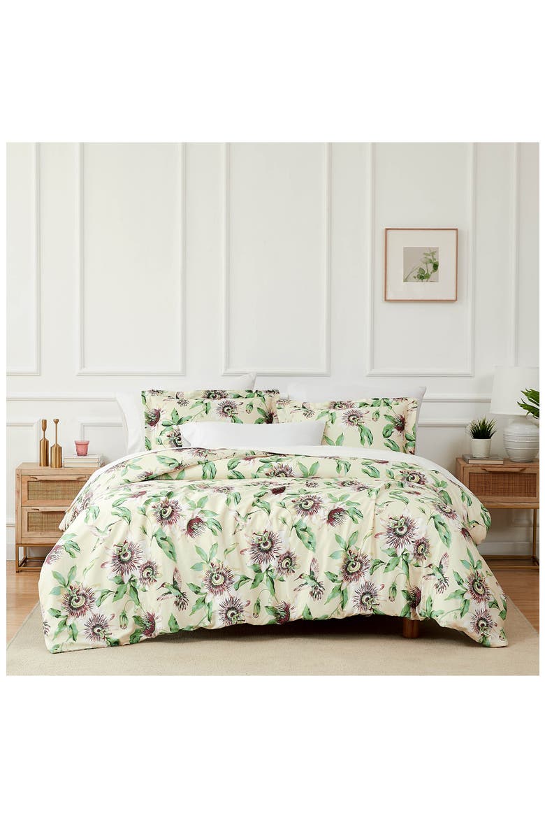 Duvet Cover & Pillow Sham Set, Alternate, color, CREAM