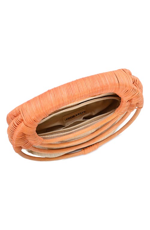 Antik Kraft Wicker Circle Handbag
