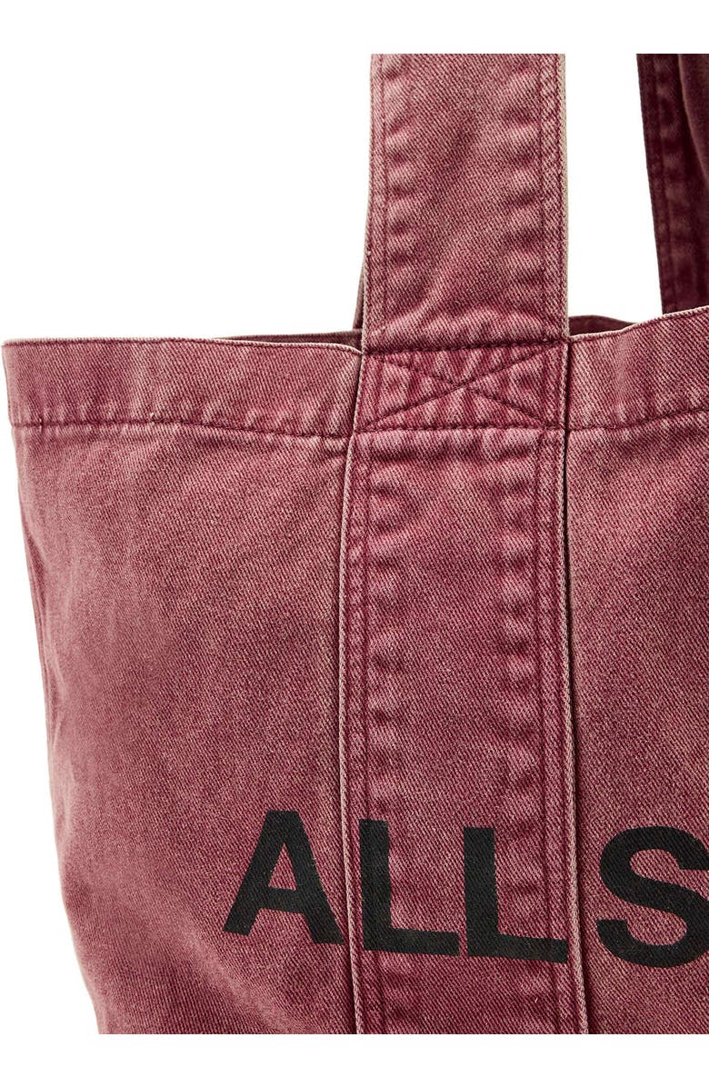 AllSaints Izzy Denim Tote, Alternate, color, Raspberry Pink