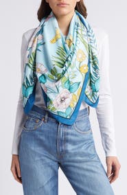 Tasha Butterfly Floral Scarf