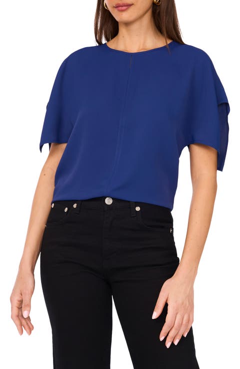 売れ筋商品|||ヴィンスカムート カットソー トップス レディース Women's Lace-Up Dolman-Sleeve Top Flamingo Pink Girls Ribbed Lace Trim Long Sleeve Top – Urban Planet