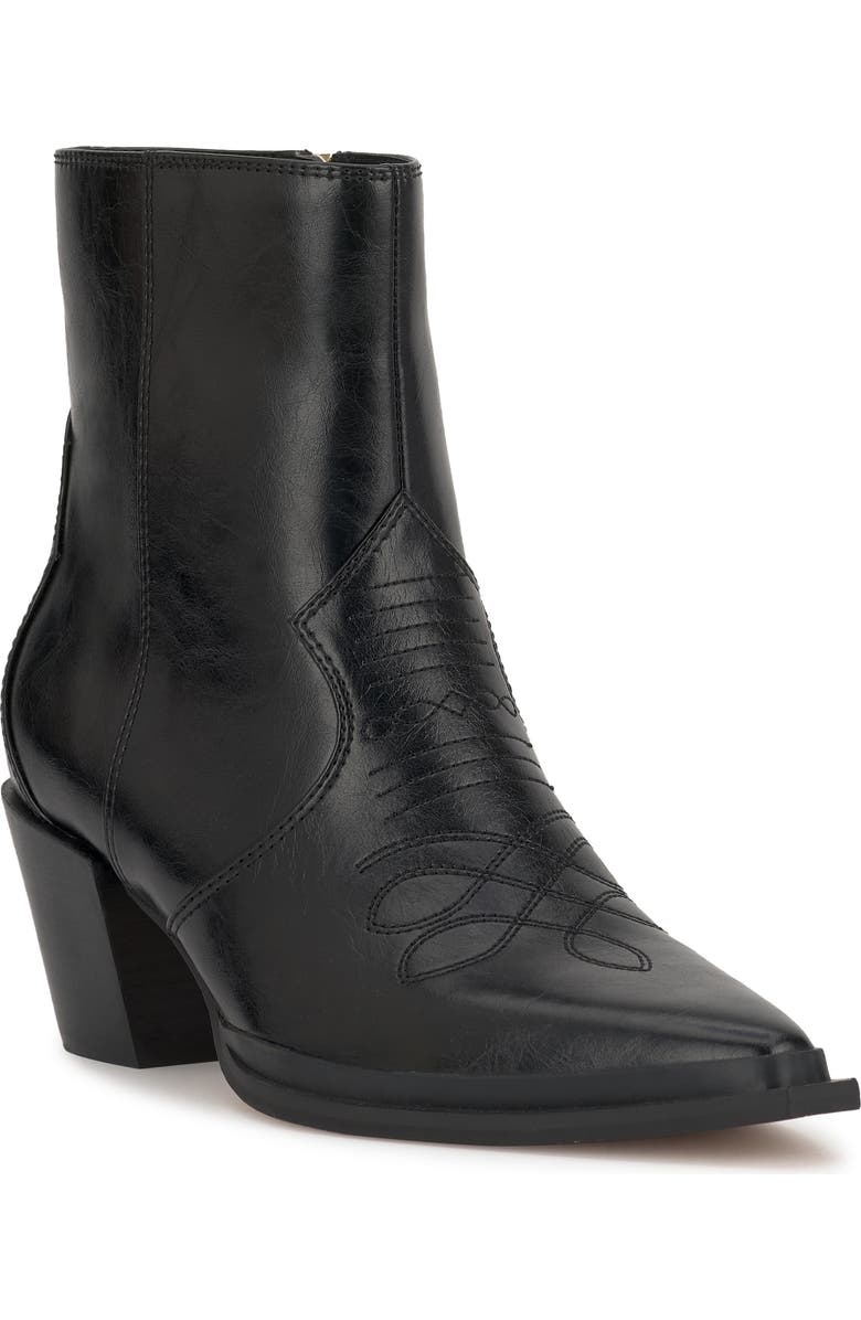 Jessica Simpson Helvona Pointed Toe Bootie, Main, color, Black