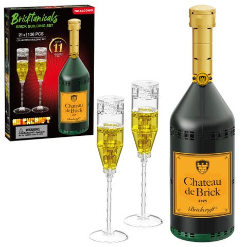 Valentines Chateau de Brick Bottle Building Set