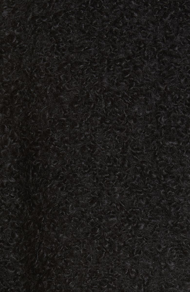 Eileen Fisher Alpaca Wool Blend Bouclé Moto Jacket, Alternate, color, 