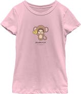 Monchhichi Girls Monchhichi Monkeys and Bananas T Shirt