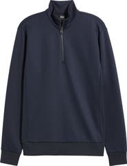 BOSS Sidney Quarter Zip Pullover