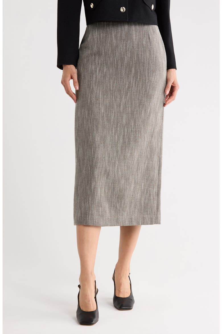 Cotton, Linen & Wool Maxi Skirt, Main, color, VINEYARD MULTI