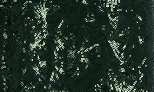 London Times Triangle Sequin Shift Dress In Green