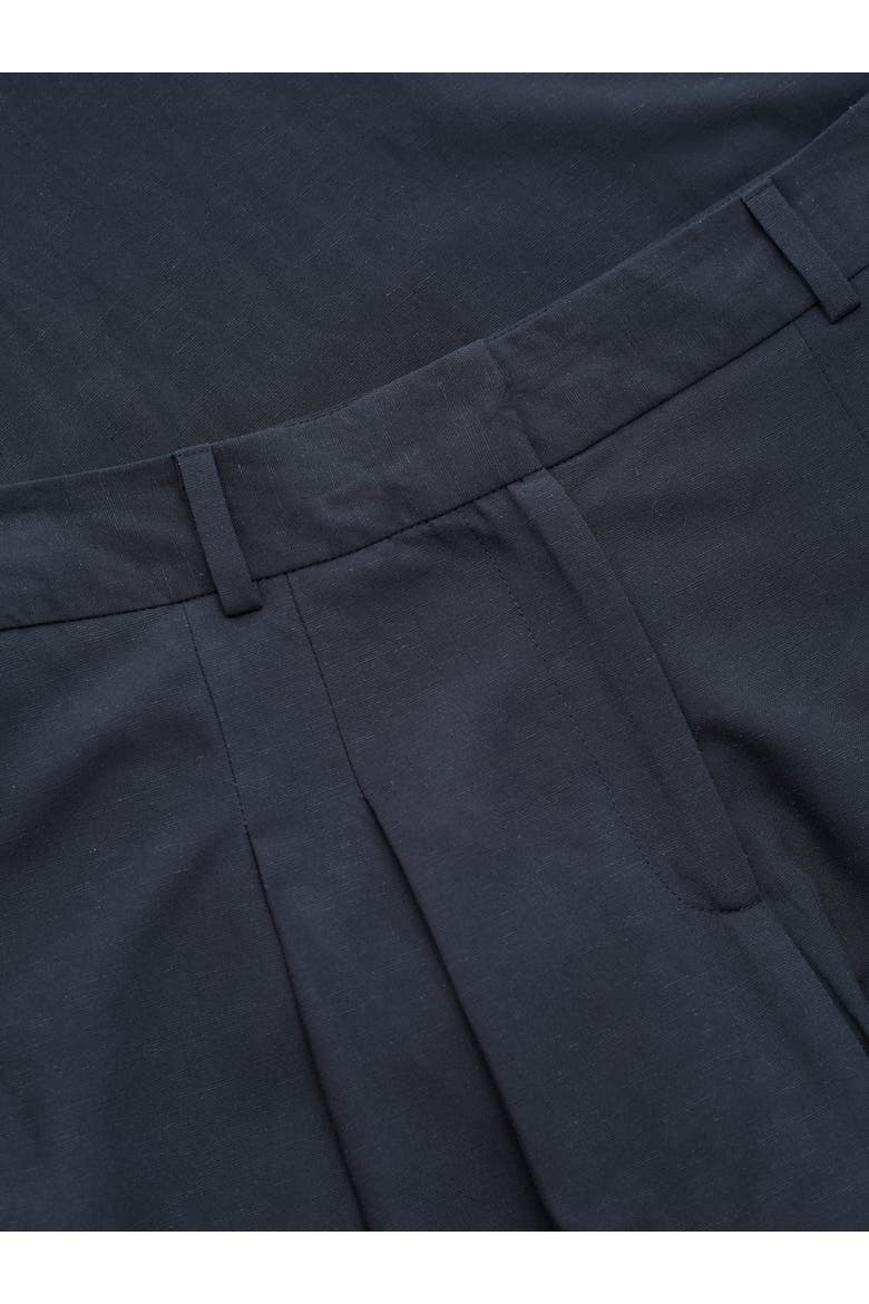 Wide Leg Drape Pants, Alternate, color, DARK NAVY