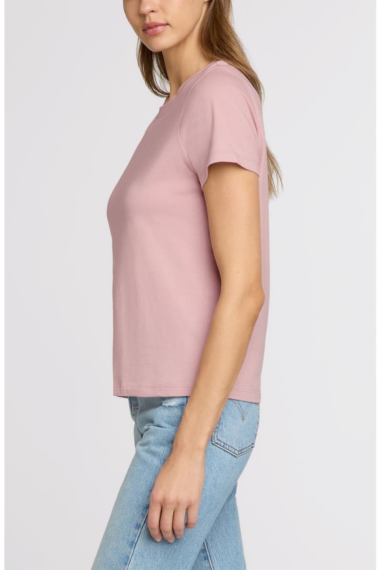 The Organic Cotton Crew Tee, Alternate, color, Petal
