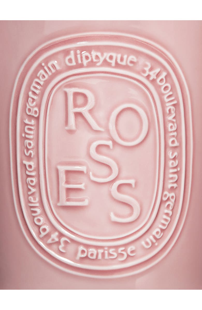 Diptyque Roses Very Large Scented Candle, Alternate, color, Pink Vessel