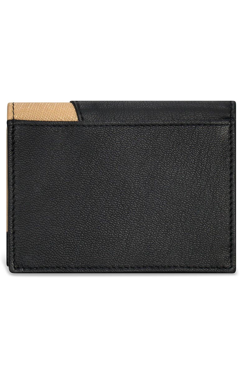 CHAMPS Iconic Cardholder, Alternate, color, Black/ Ivory