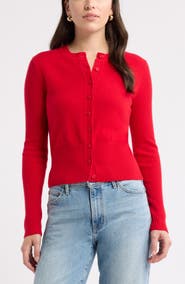 Caslon® Wool & Cashmere Blend Cardigan