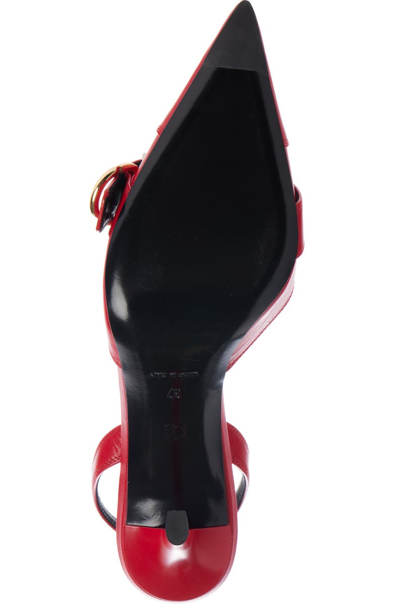 Givenchy Voyou Pointed Toe Slingback Pump, Alternate, color, Red