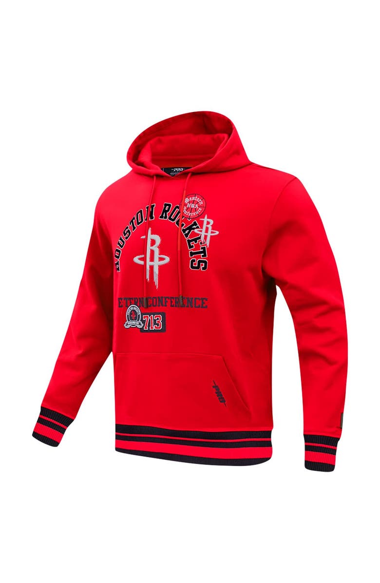 PRO STANDARD Men's Pro Standard Red Houston Rockets Area Code Pullover Hoodie, Alternate, color, Red