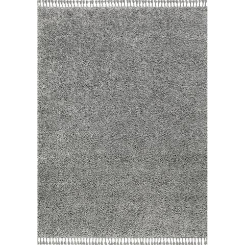 Mercer Shag Plush Tassel Area Rug